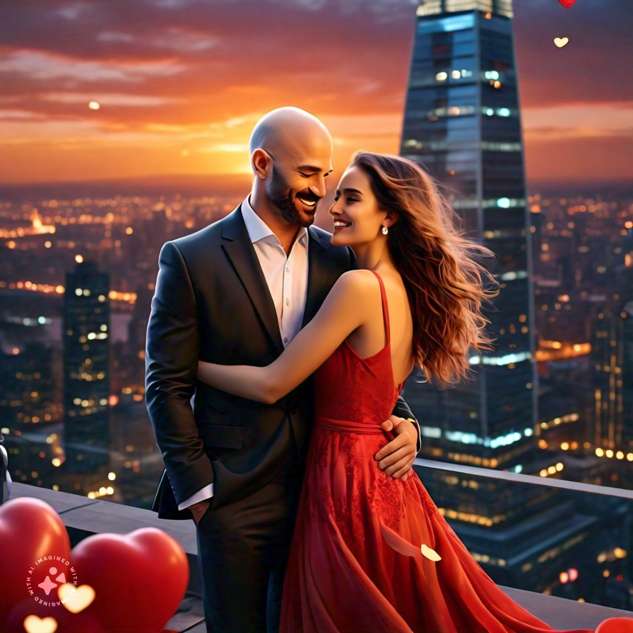 حبيب للإيجار، مرافقة شخصية للنساء، موعد رومانسي بتل أبيب، تجارب زوجية، وقت ممتع مع حبيب، رجل للإيجار، مرافقة رومانسية، تجربة مع رجل كاريزما، مواعيد للنساء، حبيب مؤقت | رجل وبلوندية على خلفية غروب شمسي بمدينة، عناق رومانسي – حبيب للإيجار لتجربة زوجية كاملة